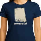 Starter’s List Golf T-Shirt — female model front