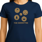 The Committee Golf T-Shirt — female model front