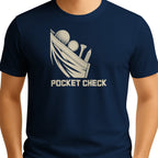 Pocket Check Golf T-Shirt — male model front
