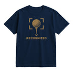 Recognized Golf T-Shirt — lying flat, viewing the front side.