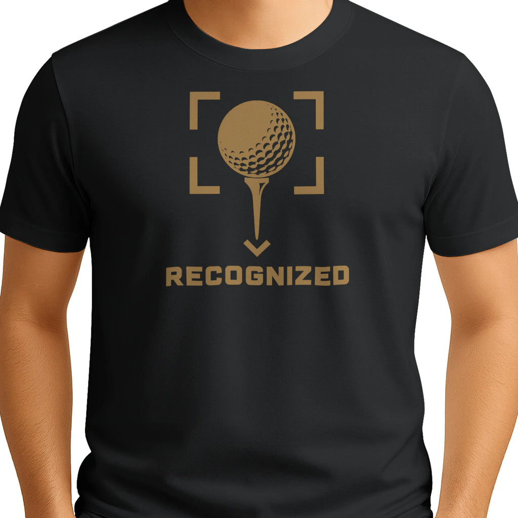 Recognized Golf T-Shirt — male model front