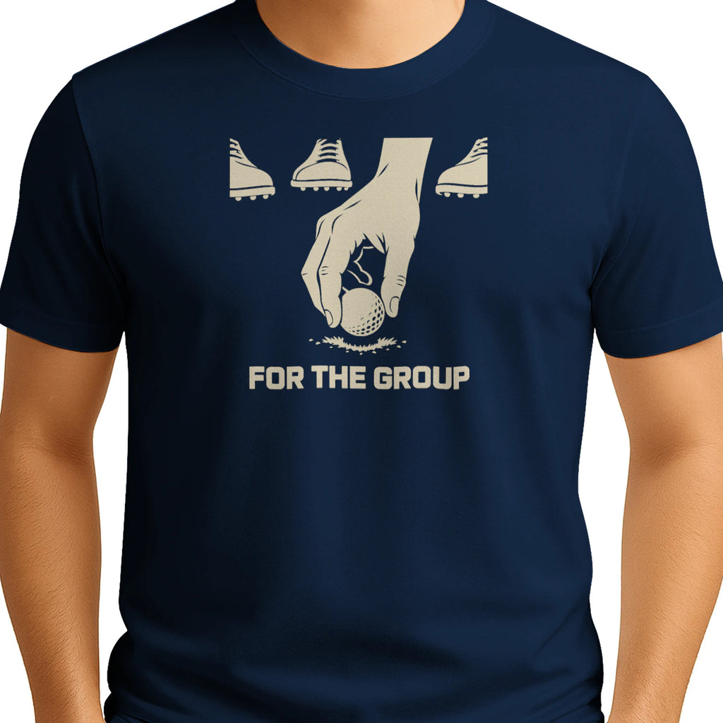 For the Group Golf T-Shirt — male model front