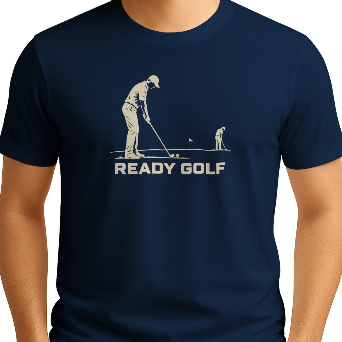 Ready Golf T-Shirt — male model front