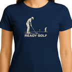 Ready Golf T-Shirt — female model front