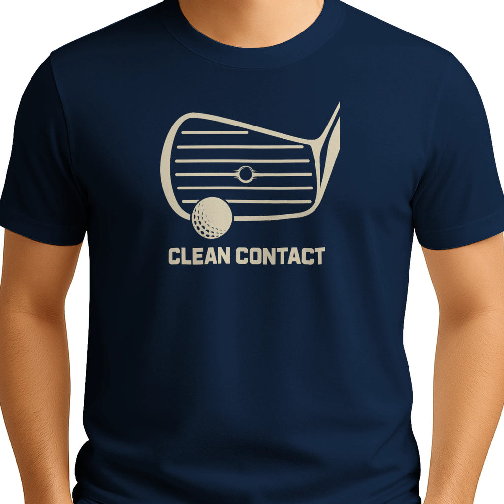 Clean Contact Golf T-Shirt — male model front