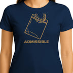 Admissible Golf T-Shirt — female model front