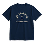 Gallery Drop Golf T-Shirt — lying flat, viewing the front side.