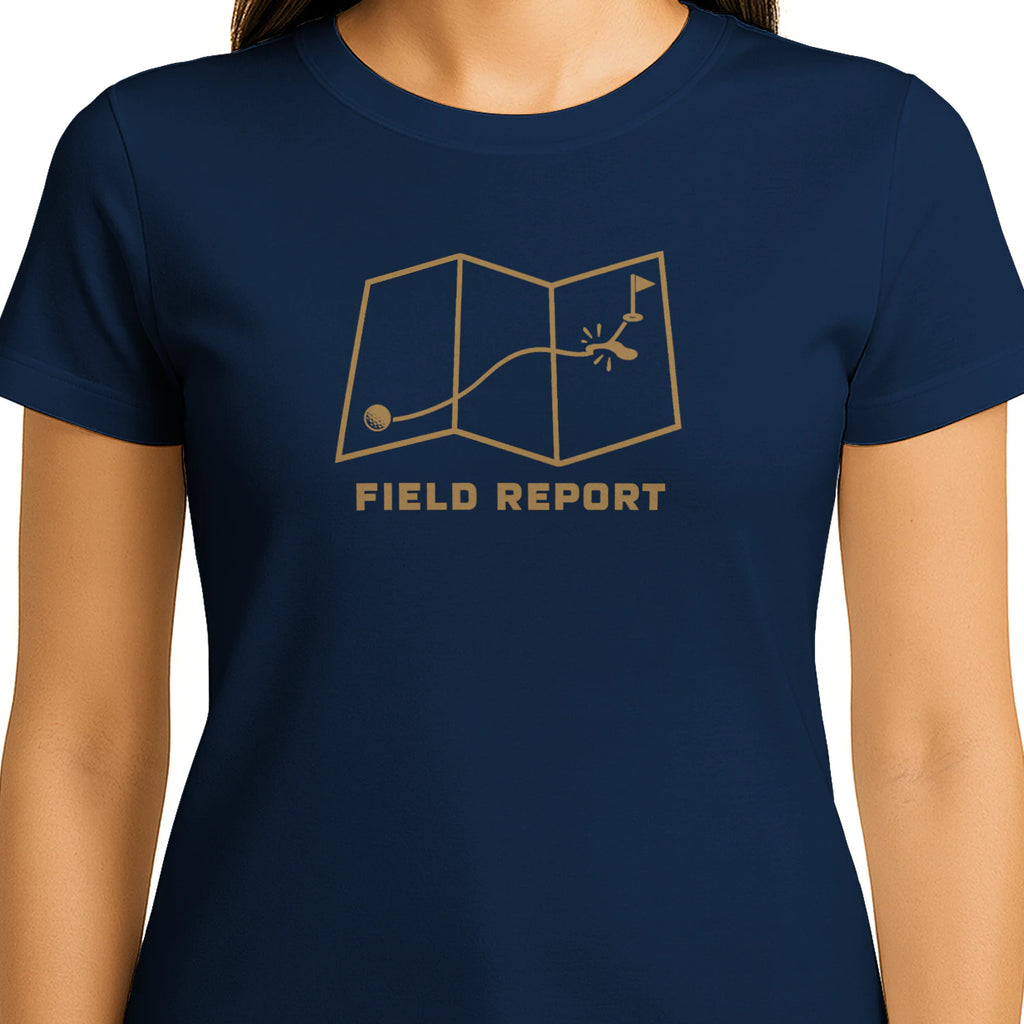 Field Report Golf T-Shirt — female model front
