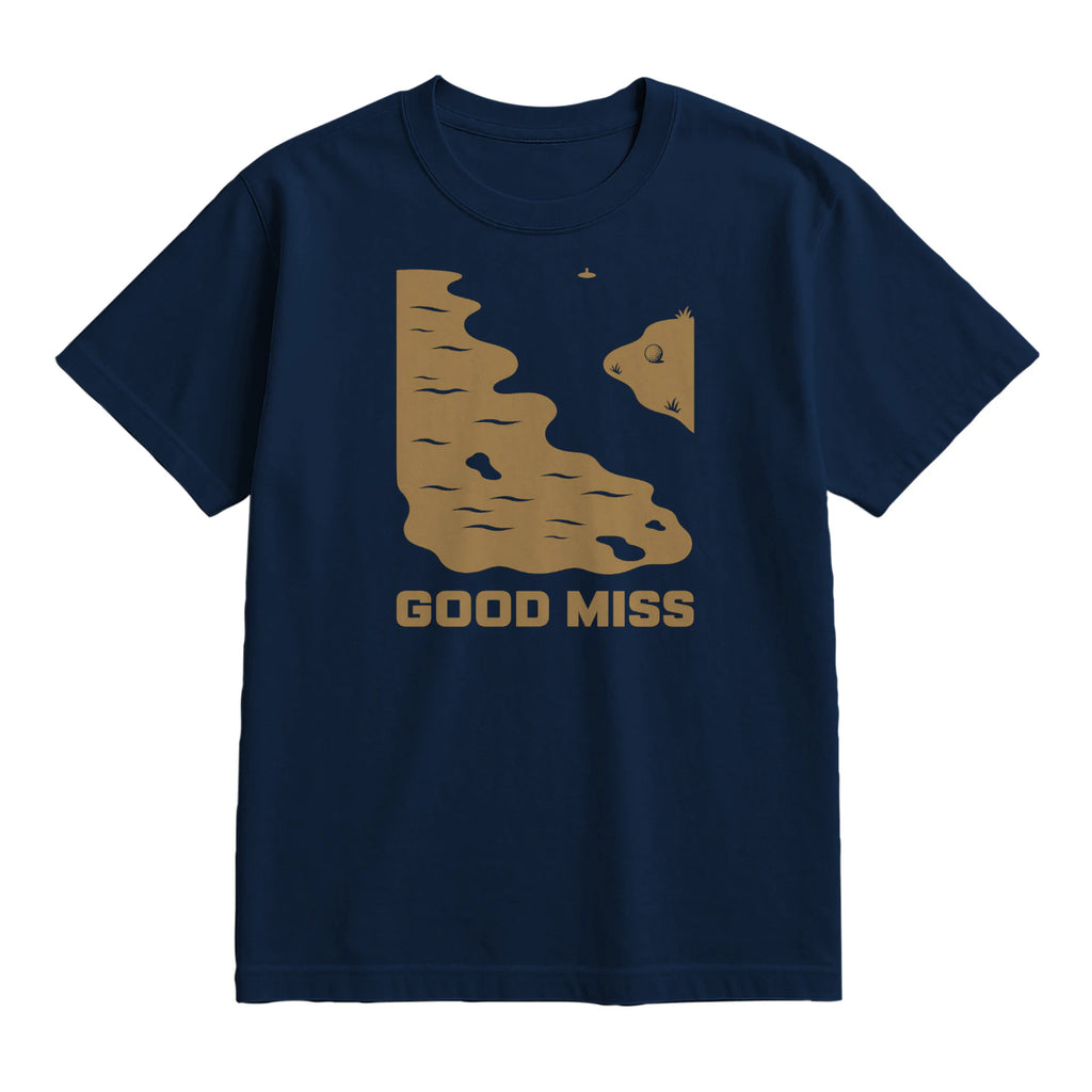 Good Miss Golf T-Shirt — lying flat, viewing the front side.