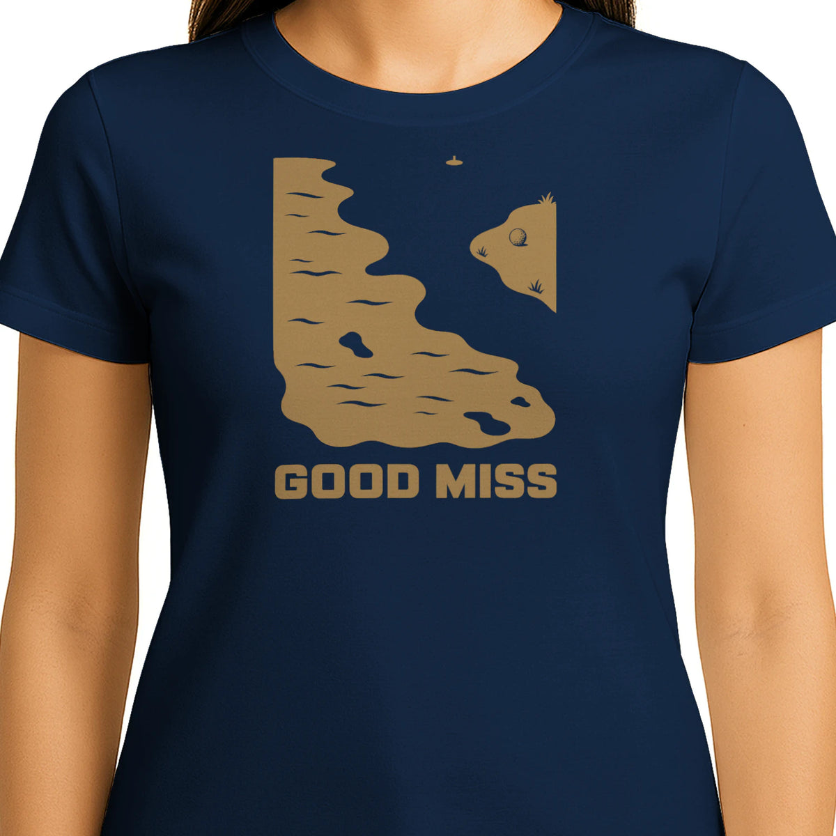 Good Miss Golf T-Shirt — female model front
