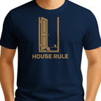 House Rule Golf T-Shirt — male model front