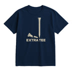 Extra Tee Golf T-Shirt — lying flat, viewing the front side.