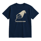 Headcover Golf T-Shirt — lying flat, viewing the front side.