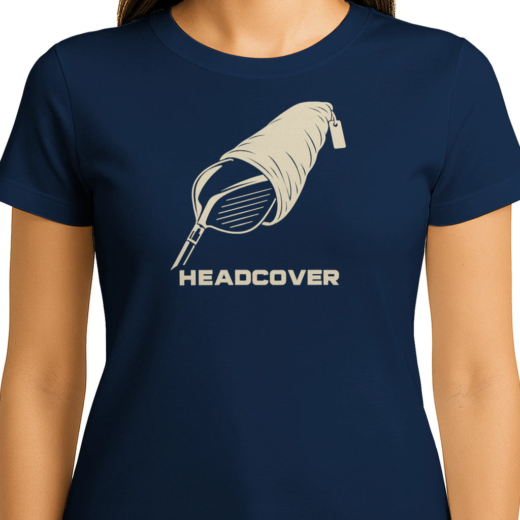 Headcover Golf T-Shirt — female model front
