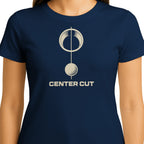 Center Cut Golf T-Shirt — female model front
