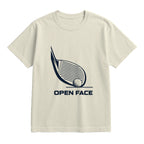 Lying flat, viewing the front side.